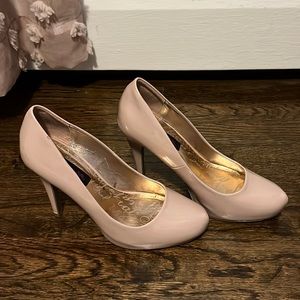 Material girl nude color pumps. Size 7.5.